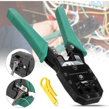 Buççin Online Mağaza RJ45-RJ11-RJ9 Kablo Sıkma Pensesi + Kablo Soyma Aracı