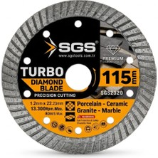Buççin Online Mağaza SGS2320 Granit Porselen Seramik Kesici ( 115 mm ) ( Premıum Kalite Turbo )