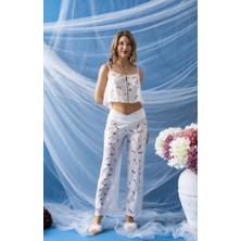 Melonika Atlet, Slip Külot ve Pantolon Takım Ekru Mlnk
