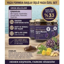 3 x 420 gr Mor Enginar Form Macunu - Karahindiba & Zencefilli Doğal Bitki Karışımı Lokman Hekim