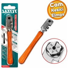 Buççin Online Mağaza Total THT561301 Cam Kesme Elması Ahşap Saplı 130 mm