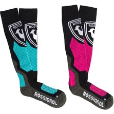 Rossignol L3 Thermotech 2p Kadın Siyah Kayak Çorabı