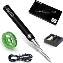 Buççin Online Mağaza Şarjlı Kablosuz Lehim Makinası - 5 Saniyede Isınma - 30 Dakika Kullanım - USB Type-C Şarj -