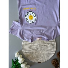 Papatyam Kids Papatya Baskılı Lila T-Shirt