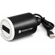Han Tobacco Hookah Pump Şarjlı Elektrikli Nargile Hava Pompası Rgb LED Işıklı USB Şarjlı Taşınabilir Güçlü Hava Üfleyici