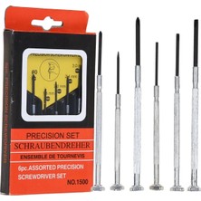 Buççin Online Mağaza Mini Kuyumcular ve Saatçiler Için 6 Lı Tornavida Seti