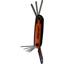 Buççin Online Mağaza Katlanır (Çakı Tipi) Torx ve 6 Köşe Alyan Anahtar Seti