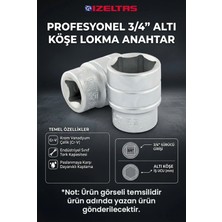 Buççin Online Mağaza 3/4" 34MM Altı Köşe Lokma Anahtar