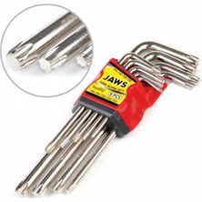 Buççin Online Mağaza Jaws JAS150 Uzun Torx Alyan Seti Allen 9 Parça