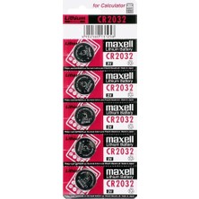 Mudanis Maxell CR2032 3V Lityum Düğme Pil 5'li Paket