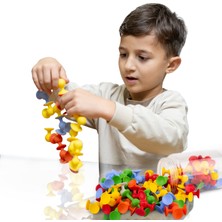 Baykush Eğitici Vakum Moleküller Montessori Vantuzlu Yapım Seti 25 Parça