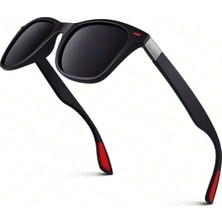 Bappir Lens Kırmızı Çivi Detaylı Wayfarer Kadın Güneş Gözlüğü