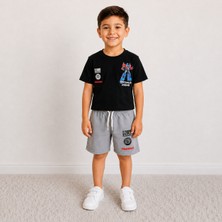 Utaher Miniwear Erkek Çocuk Transfrmers Optmus Prime Baskılı Şortlu Takım