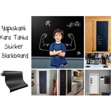 Yapışkanlı Kara Tahtayazı Tahtası Sticker Blackboard