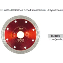 Buççin Online Mağaza Hassas Kesim Ince Turbo Elmas Seramik - Fayans Kesici 115 mm Çapraz Diş