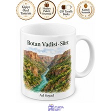 Tupya Gift Siirt Botan Vadisi Doğu Anadolu Hatırası Porselen Kupa Bardak Hediye