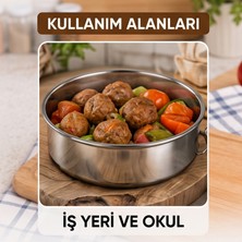 ForWhat Büro Ev Ofis Mutfağı Için 3parça 16CM Paslanmaz Çelik Sefer Tası