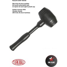Buççin Online Mağaza Lastik Kauçuk 70 mm Tokmak Çekiç 850 gr 33 cm