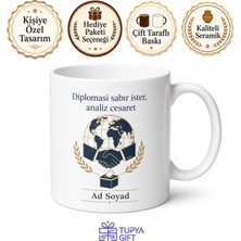 Tupya Gift Siyaset Bilimciye Uluslararası Ilişkiler Seçim Analizi Diplomasi Kupa Hediye