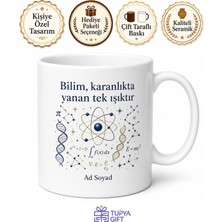Tupya Gift Akademisyene Hediye Bilim Temalı Özel Baskılı Porselen Kupa Bardak