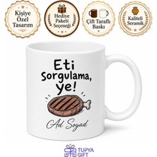 Tupya Gift Et Uzmanı Yazılı Komik Baskılı Kupa Bardak Kasap Mangal Hediye