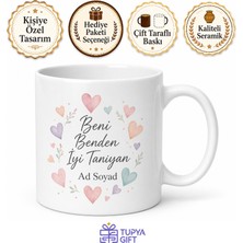 Tupya Gift Isme Özel Beni Benden Iyi Tanıyan Yazılı Kupa Bardak Hediye