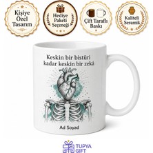 Tupya Gift Cerrahlar Için Hediye Eğlenceli Anatomi Baskılı Kupa Bardak Doktor Hediyesi