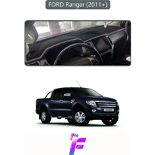 Mikasso Ford Ranger (2011-2019) Uyumlu Torpido Örtüsü | Yansıma Önleyici | Kolay Montaj | Tam Koruma | F32 G