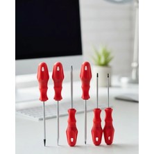 Buççin Online Mağaza Tekno Yeni 7li Tornavida Seti Düz ve Yıldız Uçlu Çok Amaçlı Kullanım
