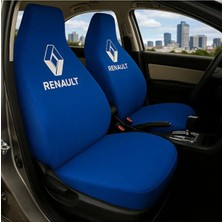 Mikasso Renault Laguna Mavi Araç Koltuk Kılıfı Koruyucu Penye Servis Kılıfı Penye Mavi
