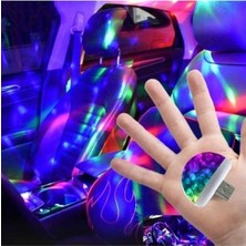 Mikasso Araç Içi Oto Araba Disko Topu Sese Duyarlı LED USB LED Lamba