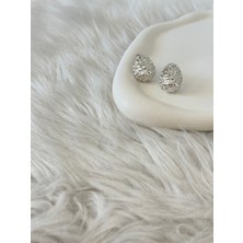 Revoia Damla Form Silver Küpe