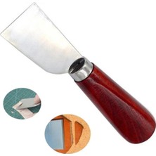Buççin Online Mağaza Spatula Deri Kesme Bıçağı 16,5cm Kırmızı Saplı