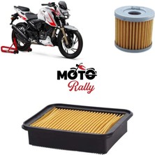 Mr MotoRally Tvs Rtr 200 Hava ve Yağ Filtre (Euro 5) 2023 ve Sonrası 3115