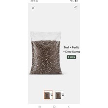 Çiçek Toprağı Özel Karışım-Torf+Perlit+Dere Kumu Karışımı 5 Litre