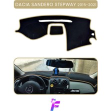 Mikasso Dacıa Sandero Stepway (2015-2021) Torpido Kılıfı | Yansıma ve Isı Engeller| Oto Aksesuar | TA79 Bej