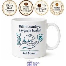 Tupya Gift Laboratuvar Hayvanları Uzmanına Etik Araştırma Bilimsel Gelişim Kupa Hediye Bardak