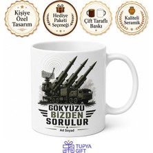 Tupya Gift Hava Savunma Birliklerine Gökyüzü Bizden Sorulur Füze Bataryası Kupa Bardak Hediye
