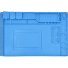 Buççin Online Mağaza Isıya Dayanıklı Silikon Tamir Onarım Lehim Matı Pedi Magnetli-Antistatik (45X30 Cm), Tamir Matı