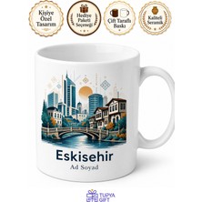 Tupya Gift Eskişehir Modern Şehir Baskılı Kupa Bardak Özel Tasarım Hediye