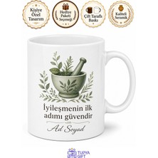 Tupya Gift Eczacı Için Özel Tasarım Seramik Baskılı Kupa Bardak Meslek Hediyesi