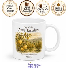 Tupya Gift Geyve Ayva Tarlaları Sakarya Hatırası Seramik Kupa Bardak Hediye