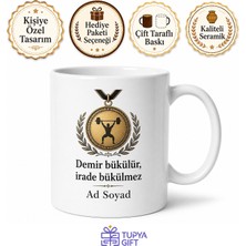 Tupya Gift Halterci Koparma Yapanlara Ağır Yük Altın Madalya Kupa Bardak Hediye