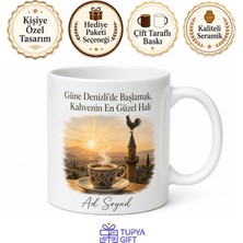Tupya Gift Denizli Sabah Kahvesi Temalı Kupa Bardak | Özel Tasarım Hediye