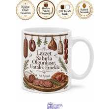 Tupya Gift Şarküteri Hediyesi Baskılı Porselen Kupa Bardak Hediyelik Özel Tasarım