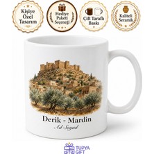 Tupya Gift Derik Tarihi Dokusu Doğası Mardin Hatırası Kupa Bardak Hediye