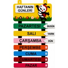 Aydede Oyunevi Haftanın Günleri Keçe Pano Sınıf Panosu Ilkokul Okul Öncesi 1. 2. Sınıf