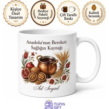 Tupya Gift Ceviz Kırıp Pekmez Yapanlara Anadolu Lezzeti Sağlık Deposu Kupa Bardak Hediye