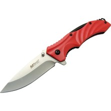 Mtech 4312 Kırmızı Kamp Çakı 20CM  Yarı , Kemerlikli