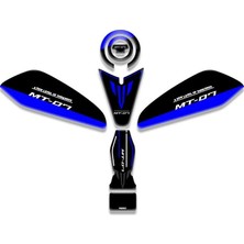 Tutgun Motor Yamaha mt 07 2025 2026 Tank Pad Mavi